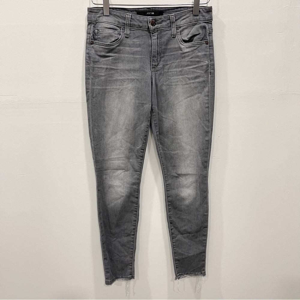 Joe’s Jeans Skinny Ankle Raw Hem Jeans Size 26 Stretch Cotton in Skyla